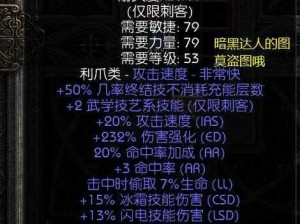 暗黑破坏神3巫医全面解析：1-60级快速升级攻略