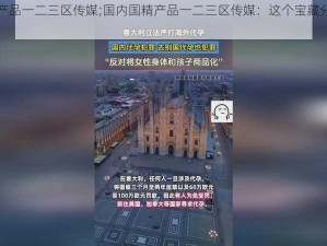 国内国精产品一二三区传媒;国内国精产品一二三区传媒：这个宝藏分区你了解吗？