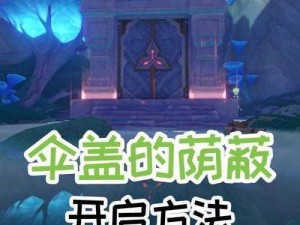 原神3.0版本秘境伞盖的荫蔽解锁攻略：解锁方法与步骤详解