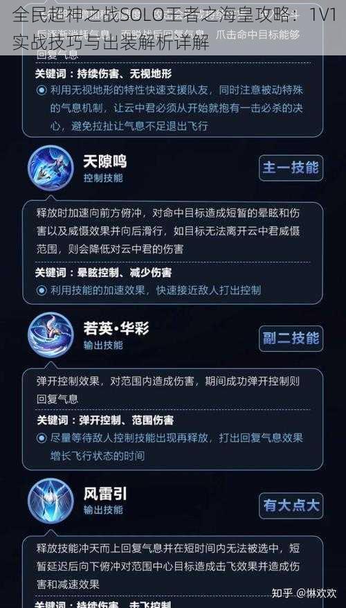 全民超神之战SOLO王者之海皇攻略：1V1实战技巧与出装解析详解