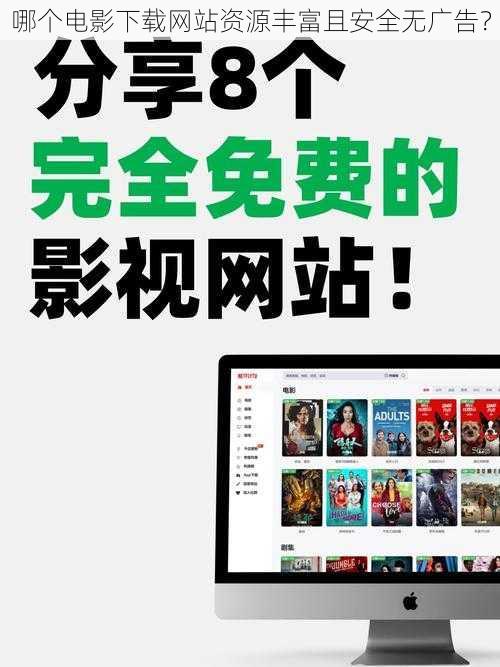 哪个电影下载网站资源丰富且安全无广告？