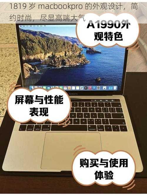 1819 岁 macbookpro 的外观设计，简约时尚，尽显高端大气