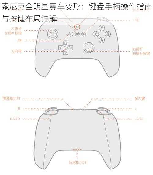 索尼克全明星赛车变形：键盘手柄操作指南与按键布局详解