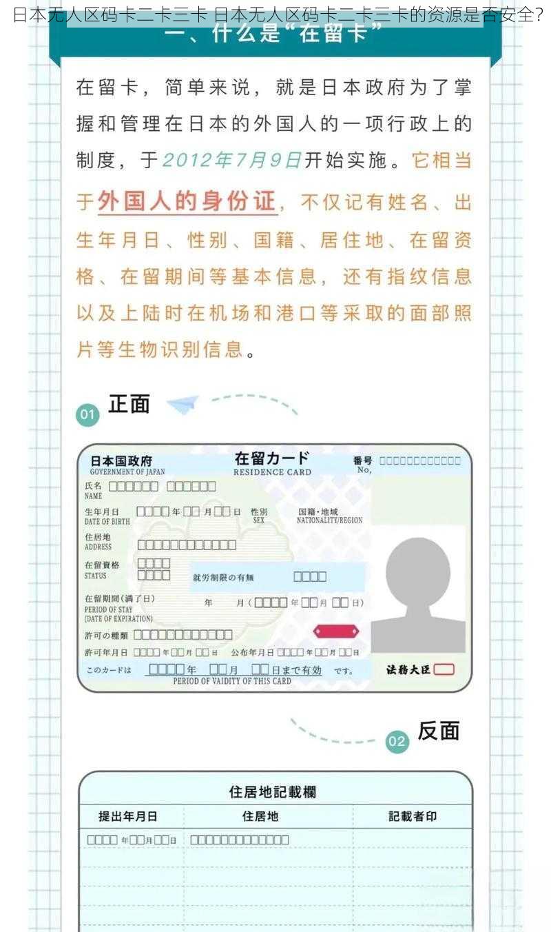 日本无人区码卡二卡三卡 日本无人区码卡二卡三卡的资源是否安全？