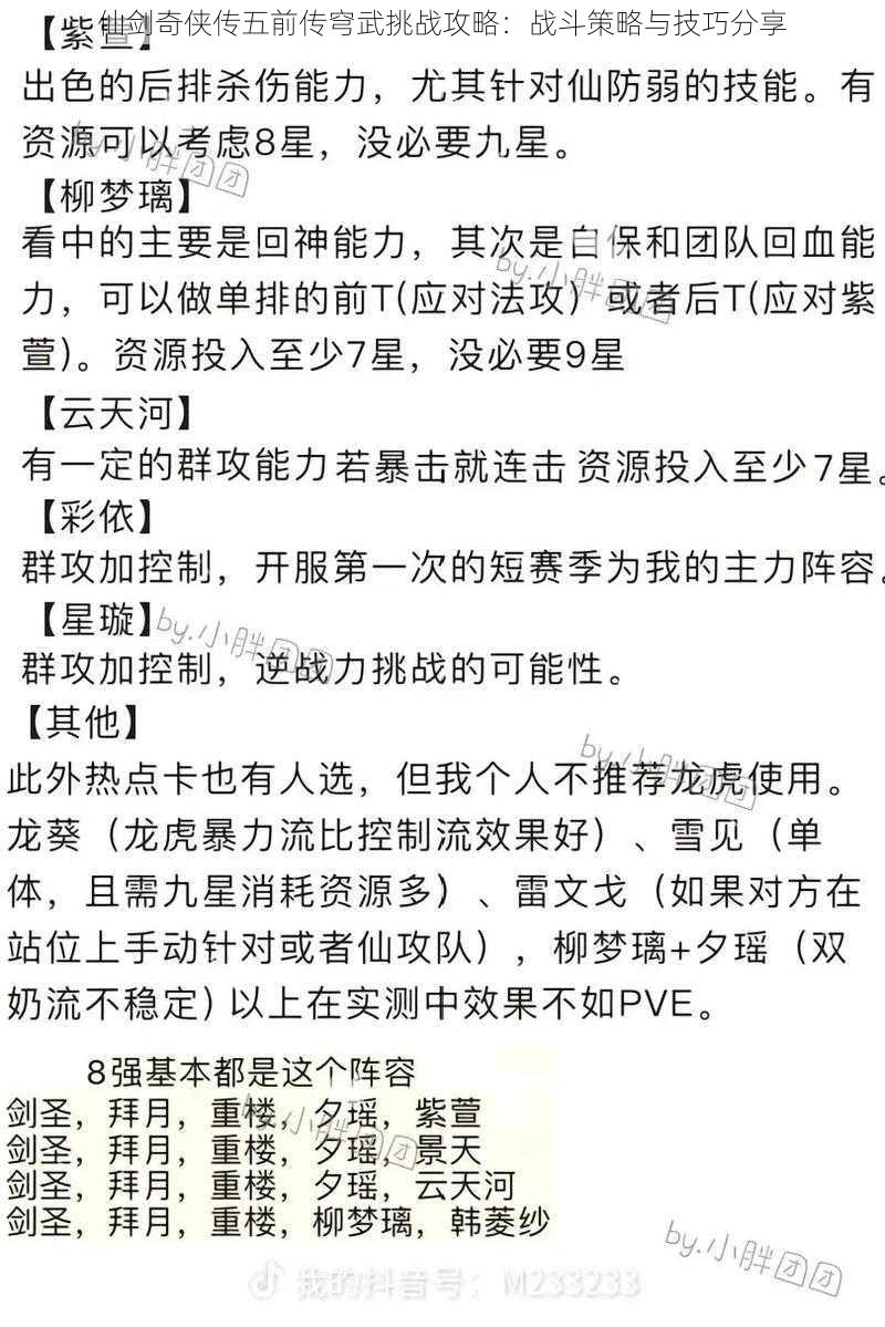 仙剑奇侠传五前传穹武挑战攻略：战斗策略与技巧分享