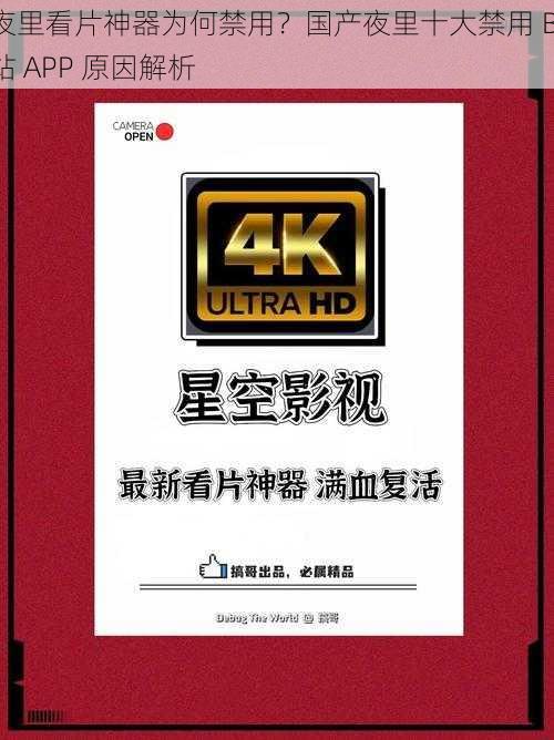 夜里看片神器为何禁用？国产夜里十大禁用 B 站 APP 原因解析