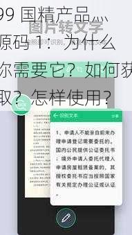 99 国精产品灬源码 1：为什么你需要它？如何获取？怎样使用？