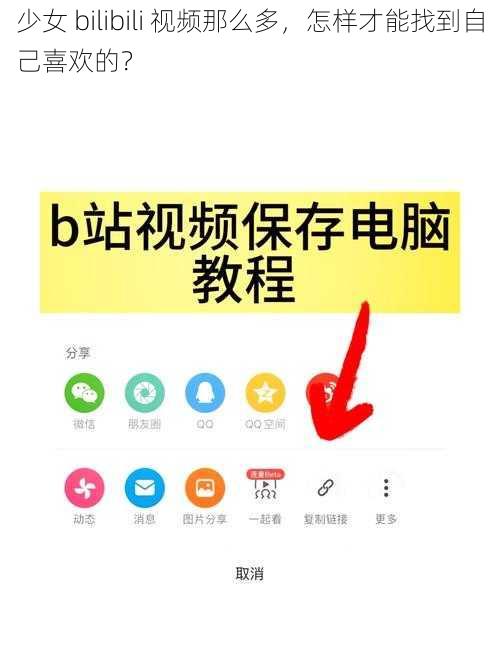 少女 bilibili 视频那么多，怎样才能找到自己喜欢的？